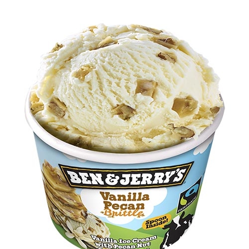 Ben & Jerry&#39;s 100ml Vanille Pécan et Caramel
